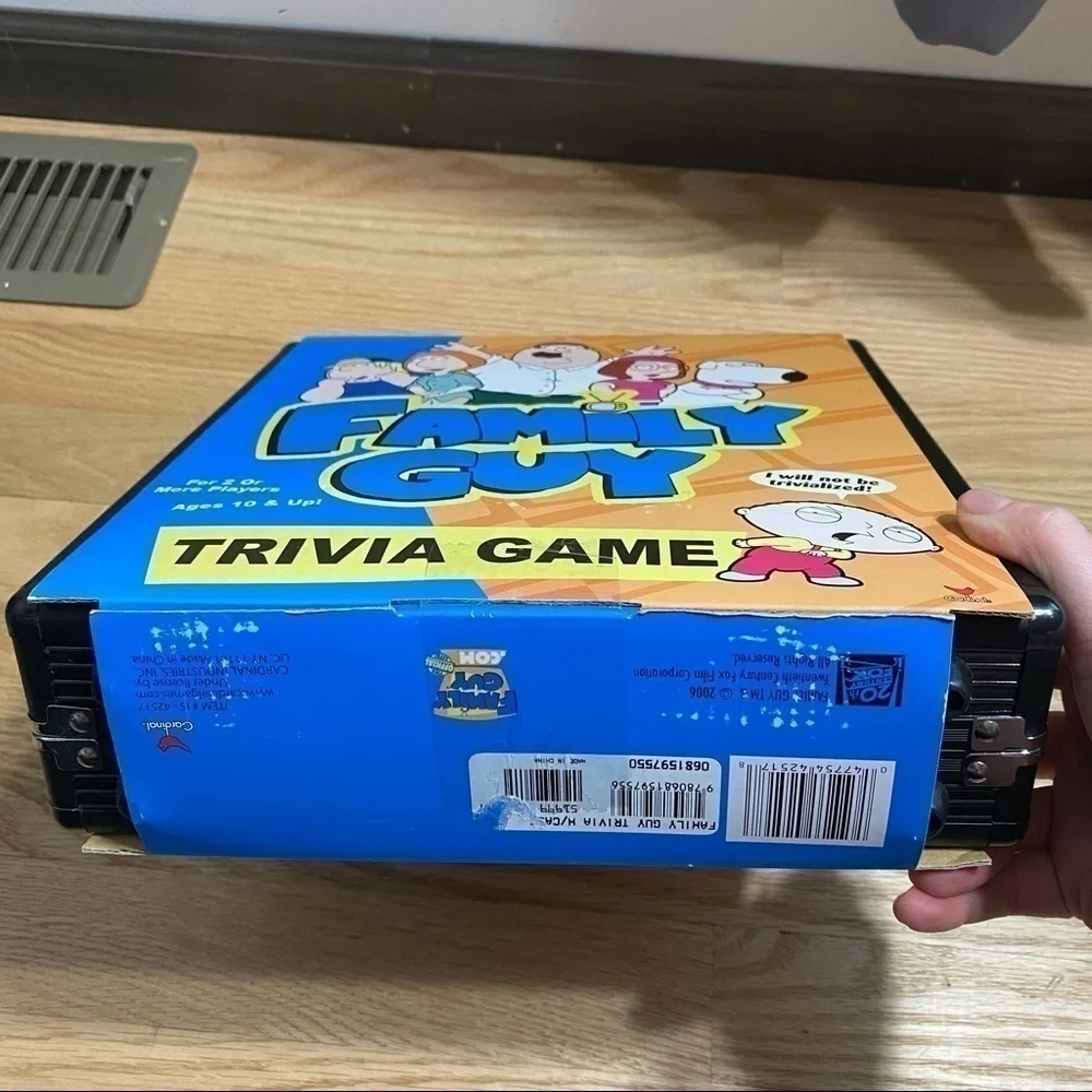 Family Guy Trivia Game NEW Tin Box Sealed Fox